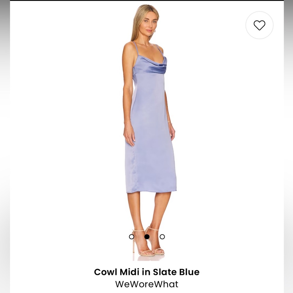 Revolve WeWoreWhat Cowl Midi dress